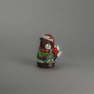 Decorațiune Ursuleț LED Konstsmide cu baterii alb cald