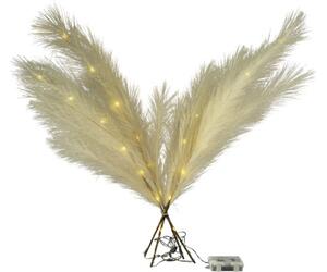 Decorațiune Iarbă de Pampas Konstsmide 28 LED-uri bej
