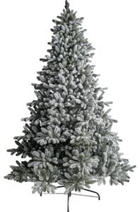 Brad de Crăciun artificial Polar Shine Ø 150 cm H 230 cm verde cu zăpadă