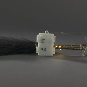 Decorațiune Iarbă de Pampas Konstsmide 28 LED-uri gri