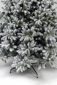 Brad de Crăciun artificial Polar Shine Ø 150 cm H 230 cm verde cu zăpadă