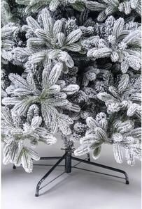 Brad de Crăciun artificial Polar Shine Ø 170 cm H 270 cm verde cu zăpadă