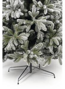Brad de Crăciun artificial Polar Shine Ø 140 cm H 200 cm verde cu zăpadă