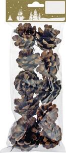 Set conuri brad, 10 buc, natur
