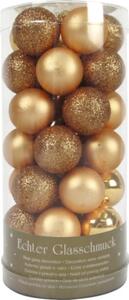 Set globuri Crăciun Ø 2,5 cm cupru 35 buc