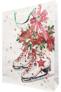Pungă specială mare de Crăciun Merry Christmas 46x33x10 cm diferite modele