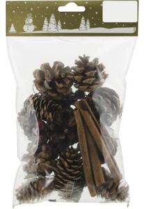 Set 22 conuri decorative maro