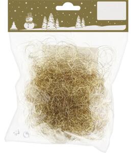 Decorațiune bucle Îngeraș, 20 g, auriu