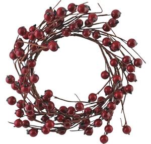 Coroniță fructe de pădure, Ø 21 cm, fir metalic