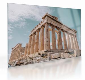 Tablou pe sticlă - Akropolis antic (70x50 cm)