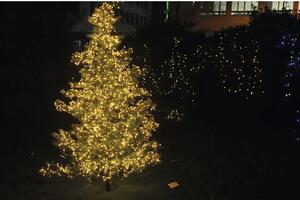 Ghirlandă luminoasă 768 LED-uri pentru exterior și interior Lafiora 6 m chihlimbar