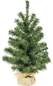 Brad de Crăciun artificial în sac de iută Lafiora Ø 33 cm H 45 cm verde