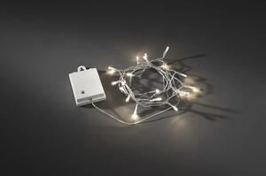 Ghirlandă luminoasă 40 LED-uri Konstsmide cu întrerupător alb cald