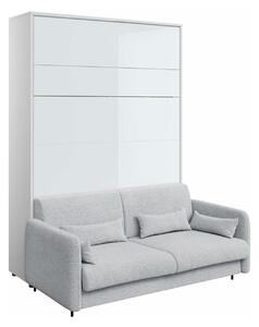Pat rabatabil Concept Pro Lenart VIIDublu, Alb, 160x200, PAL laminat, Somiera patSomiera pat, 18x23x22cm