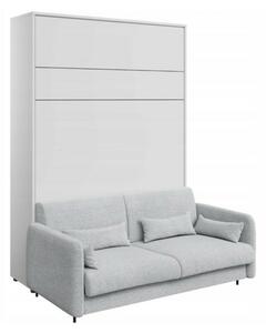Pat rabatabil Concept Pro Lenart VIIDublu, Alb, 160x200, PAL laminat, Somiera patSomiera pat, 18x23x22cm