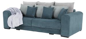 KONDELA Canapea foarte spaţioasă, albastru, mentol, gri deschis, GILEN BIG SOFA