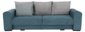 KONDELA Canapea foarte spaţioasă, albastru, mentol, gri deschis, GILEN BIG SOFA