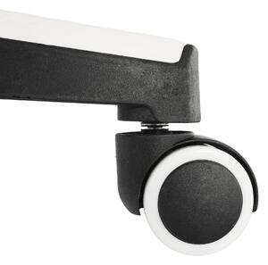 KONDELA Scaun de birou / joc cu iluminare RGB, model negru / alb / culoare, ZOPA