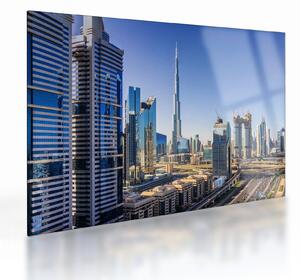 Tablou pe sticlă - Dimineața la Dubai (70x50 cm)