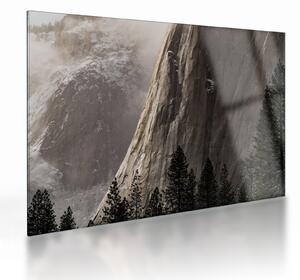 Tablou pe sticlă din valea Yosemite parcul național, SUA (70x50 cm)