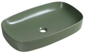 Sapho Sapho, lavoar ceramic de blat MATTEO 65x40cm, verde mat, 3064-128