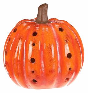 Decorațiuni LED de toamnă Dovleac cu găuri, 19 x19 x 19 cm, ceramică