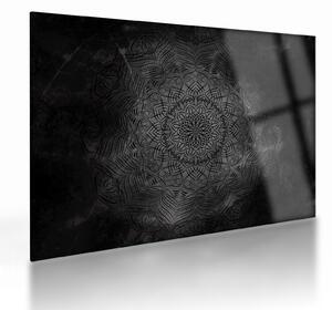 Tablou pe sticlă -Mandala mistică (70x50 cm)