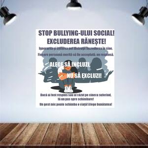 Sticker perete STOP Bullying Social