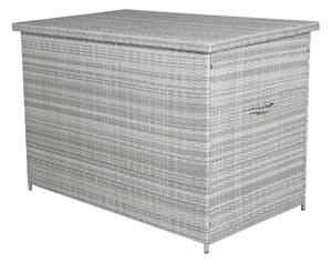 Cutie de depozitare exterior Dallas 804101x90cm, Gri, Lozie din plastic