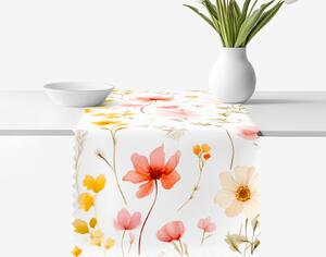 Goldea napron de masă teflonat - paradisul florilor 50x140 cm