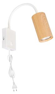 Lampă flexibilă de perete Brilagi SELE 1xGU10/30W/230V alb/bej