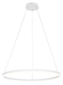 Lampă suspendată design albă 80 cm cu LED-uri reglabile în 3 trepte - Anello