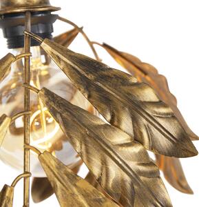 Suspensie vintage auriu antic rotund 3 lumini - Linden