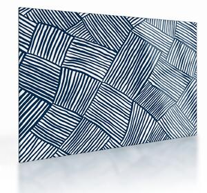 Tablou pe sticlă - linie 3D (70x50 cm)