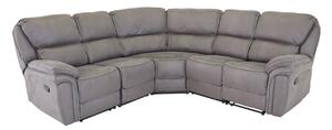 Colțar recliner Dallas 4723Gri, 255x255x104cm