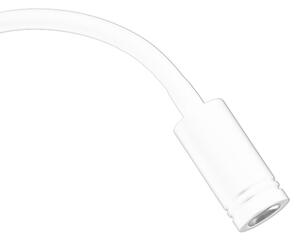 Lampă de perete flexibilă LED BASE cu USB, LED/8W + LED/2W/230V, albă