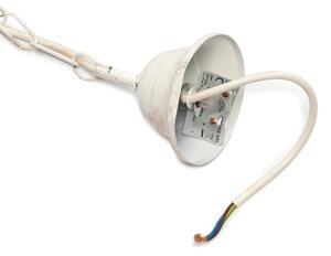 ONLI - Candelabru TERESA cu lanț, 3x E14, 6W, 230V, alb