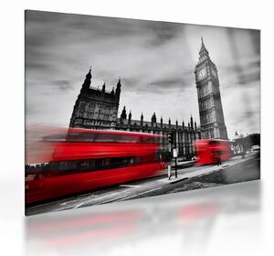 Tablou pe sticlă - Houses of Parliament din Londra (70x50 cm)