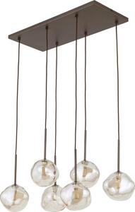 BRILAGI - Lustră pe cablu VULCANO 6xG9/8W/230V bronz/bej fumuriu