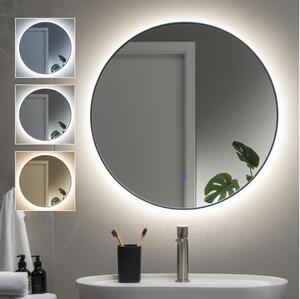 BRILAGI - Oglindă de baie VENA BLACK cu LED, 19W/230V, 60 cm, IP44, CRI 90, dimerizabilă + CCT
