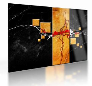 Tablou pe sticlă abstract - Dansatoare (70x50 cm)