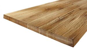 Masa dreptunghiulara cu blat din lemn de salcam Tables & Benches 160x85x78 cm