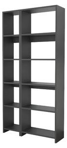 Biblioteca Alkathi Pako World Antracit 77x22x160 cm