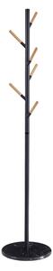Cuier tip pom Ponziele Pako World Negru 37x37x174 cm