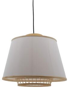 Lustra din bambus Certy Boho Pako World Natural 50x50x33 cm