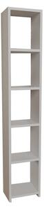 Biblioteca Barzine Pako World Alb 27.6x19.5x150 cm