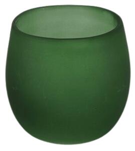 Suport de lumanare din sticla verde GINNY GREEN - mai multe dimensiuni Marime: S