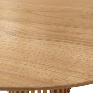 Set dining Kalie-Kenda, Pako World, 7 piese, Bej-natural, 120x120x75 cm