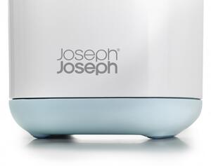 Suport periuta de dinti Joseph Joseph EasyStore 70500, Detasabil, 3 diviziuni, Orificiu de ventilatie, Alb/Albastru