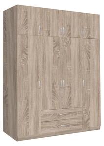 Dulap dormitor Royal Pako World Sonoma 200x58x230 cm